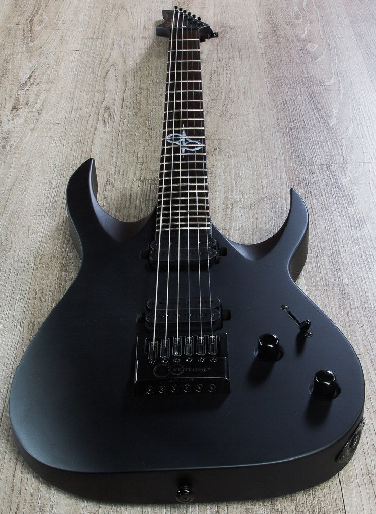 Washburn PX-SOLAR16ETC Parallaxe Series Ola Englund Solar 16ETC Electric Guitar - Carbon Black