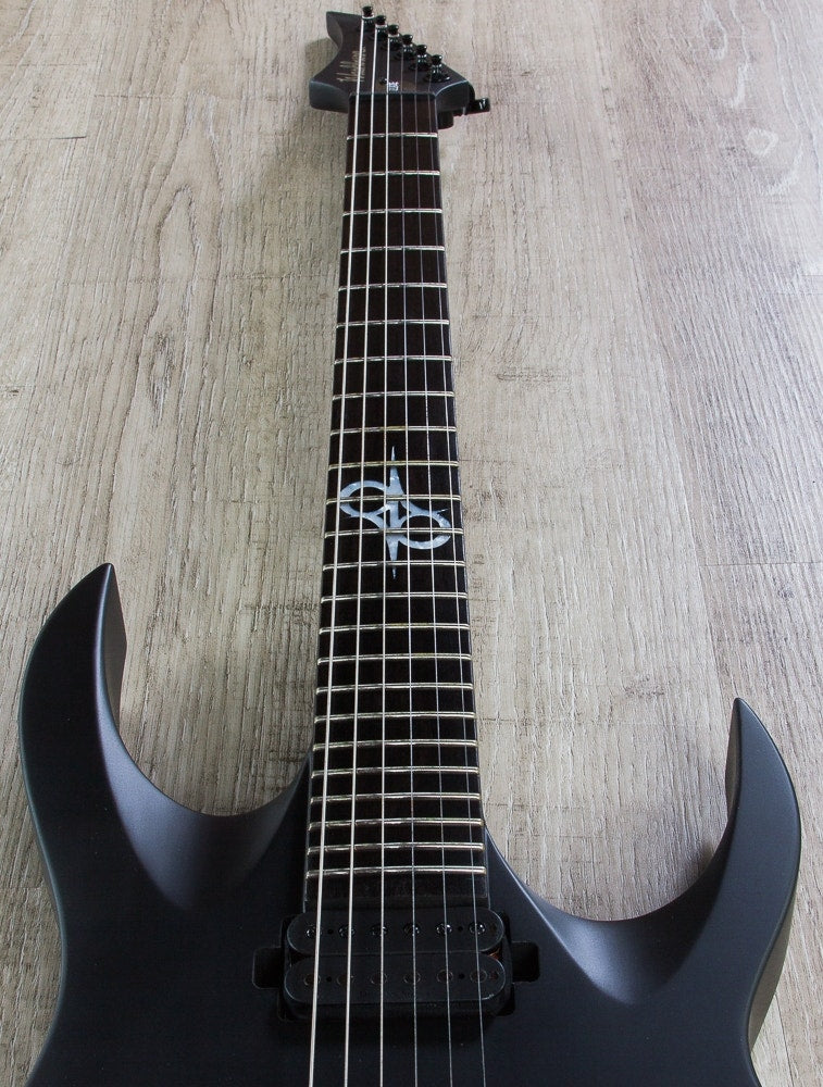 Washburn PX-SOLAR16ETC Parallaxe Series Ola Englund Solar 16ETC Electric Guitar - Carbon Black