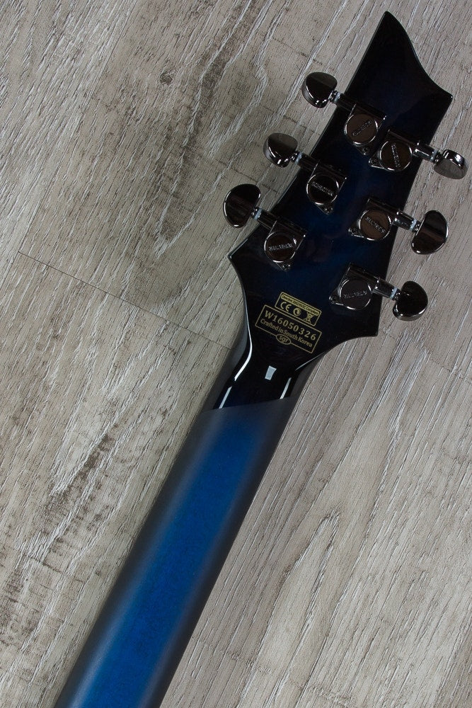 Schecter Blackjack SLS C-1 P Electric Guitar - See Thru Blue Burst