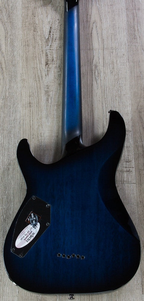 Schecter Blackjack SLS C-1 P Electric Guitar - See Thru Blue Burst