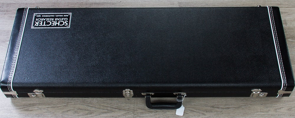 Schecter USA Custom Shop PT Electric Guitar, HH, Black African Ebony Fingerboard, Hard Case - Snakeskin