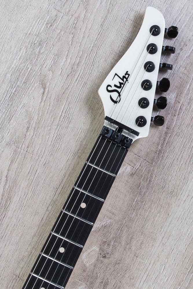 Suhr 80's Shred MKII Electric Guitar, Ebony Fingerboard, Case - Tiger Stripe