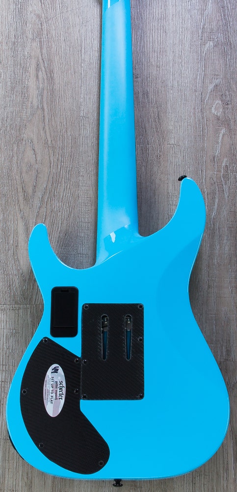 Schecter Keith Merrow KM-7 FR S 7-String Electric Guitar, Floyd Rose 1500 Series Bridge - Lambo Blue