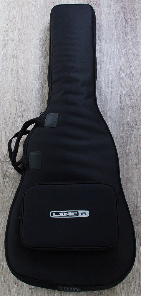 Line 6 Variax Shuriken Baritone Electric Guitar - Matte Satin Black