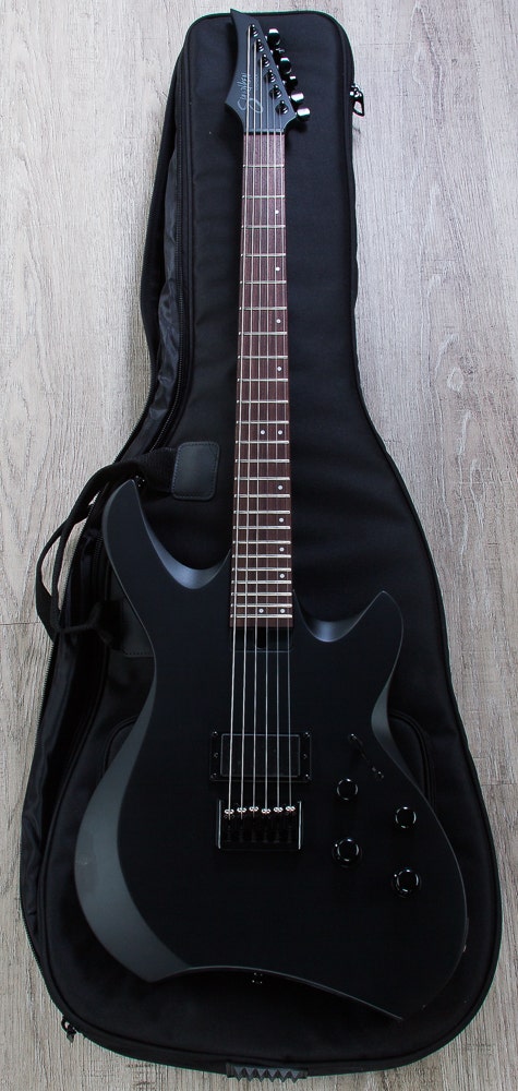 Line 6 Variax Shuriken Baritone Electric Guitar - Matte Satin Black