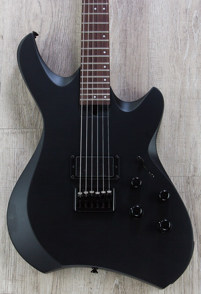 Line 6 Variax Shuriken Baritone Electric Guitar - Matte Satin Black
