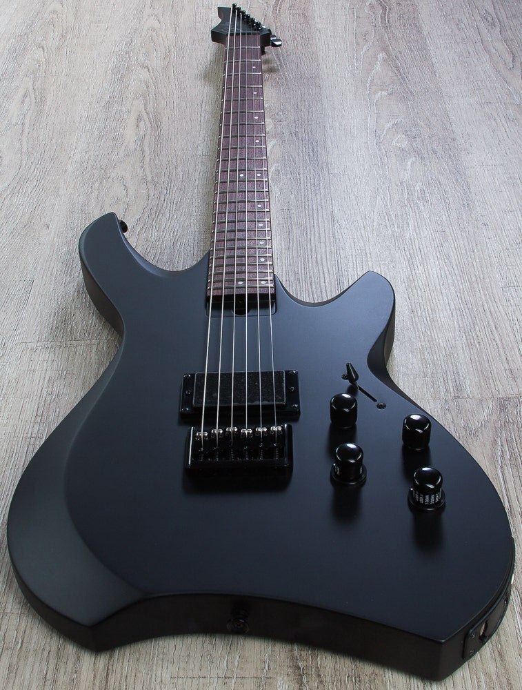 Line 6 Variax Shuriken Baritone Electric Guitar - Matte Satin Black