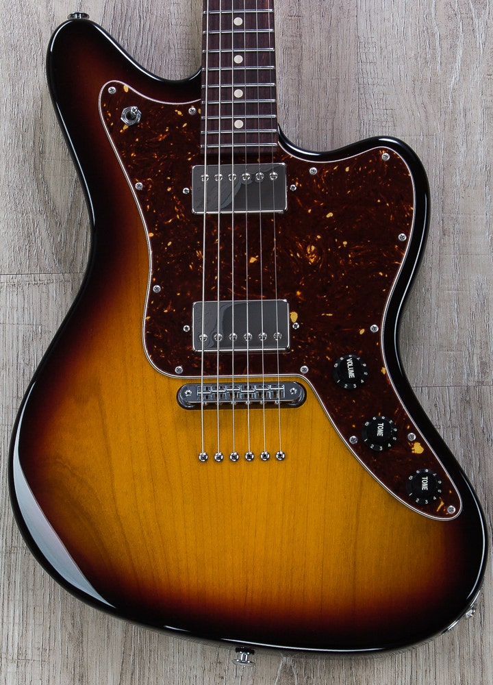 Suhr Classic JM Pro Electric Guitar, Indian Rosewood Fretboard, TonePros TP6, HH - 3-Tone Burst
