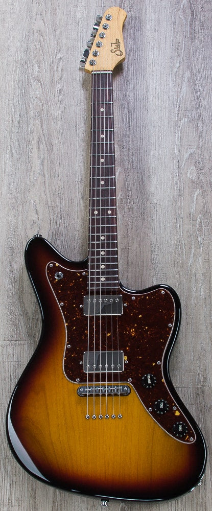 Suhr Classic JM Pro Electric Guitar, Indian Rosewood Fretboard, TonePros TP6, HH - 3-Tone Burst