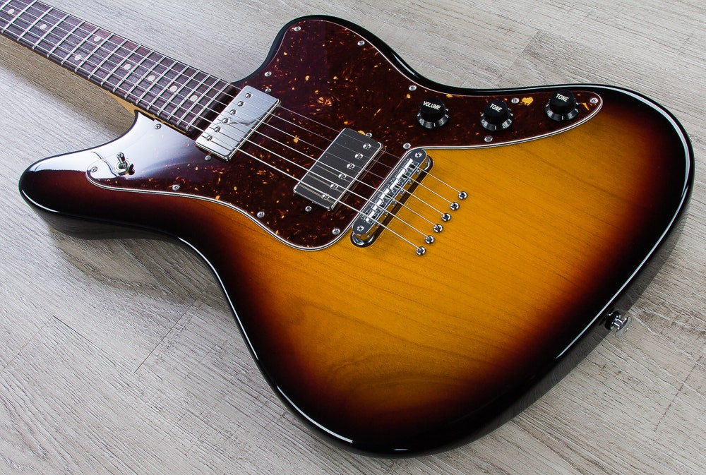 Suhr Classic JM Pro Electric Guitar, Indian Rosewood Fretboard, TonePros TP6, HH - 3-Tone Burst