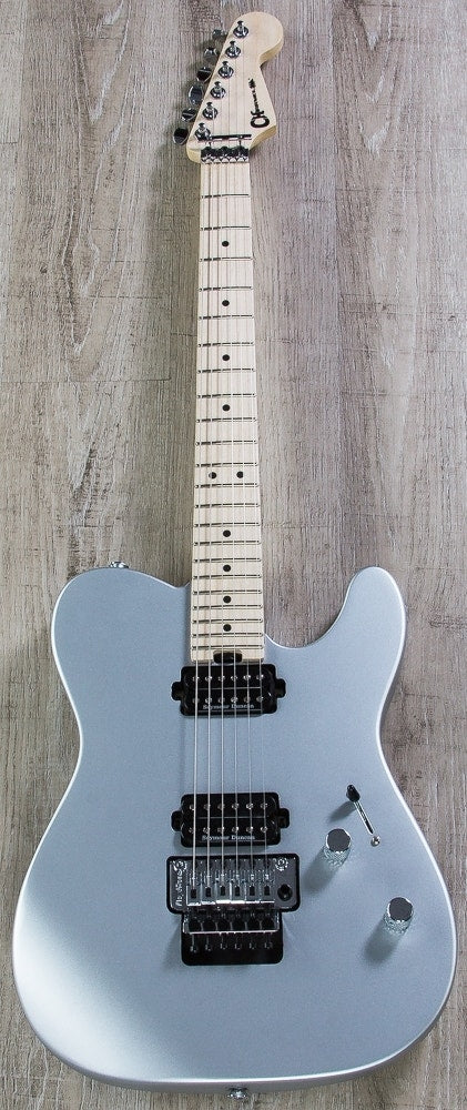 Charvel Pro-Mod San Dimas 2 HH Electric Guitar, Floyd Rose - Satin Silver (B-STOCK)
