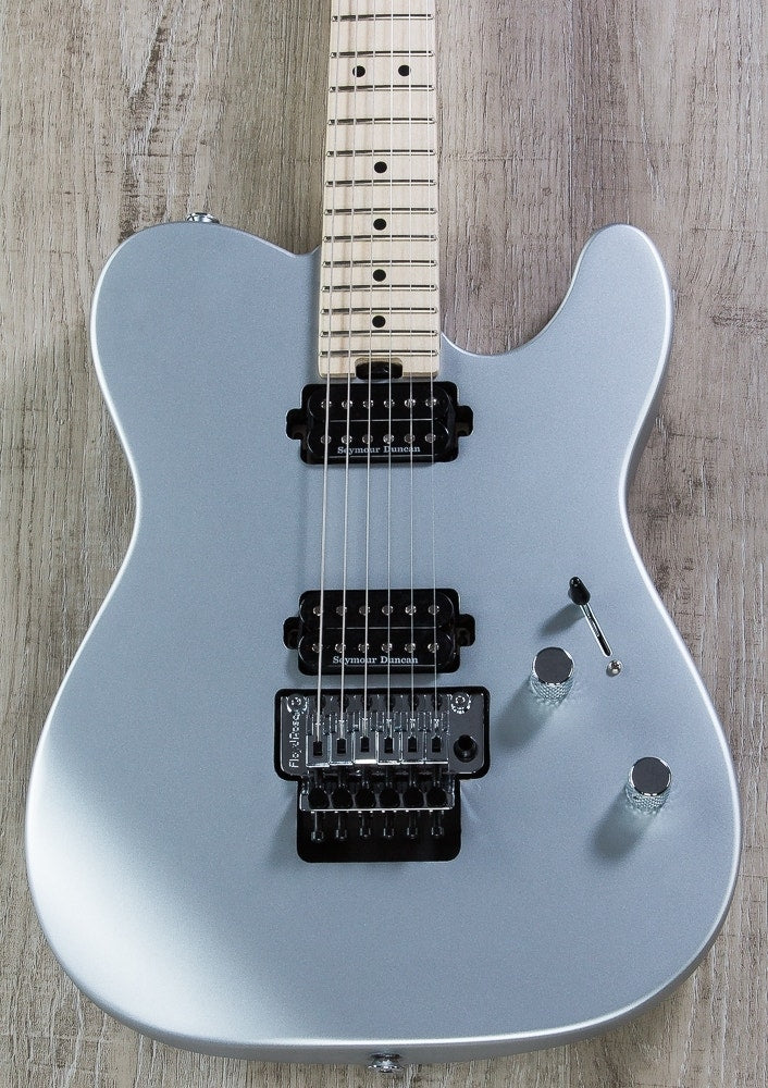 Charvel Pro-Mod San Dimas 2 HH Electric Guitar, Floyd Rose - Satin Silver (B-STOCK)