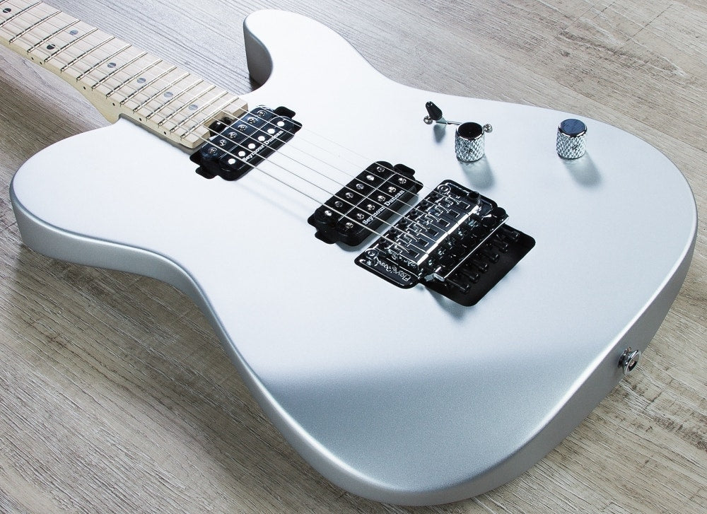 Charvel Pro-Mod San Dimas 2 HH Electric Guitar, Floyd Rose - Satin Silver (B-STOCK)