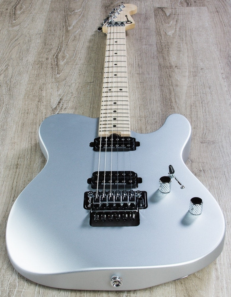 Charvel Pro-Mod San Dimas 2 HH Electric Guitar, Floyd Rose - Satin Silver (B-STOCK)