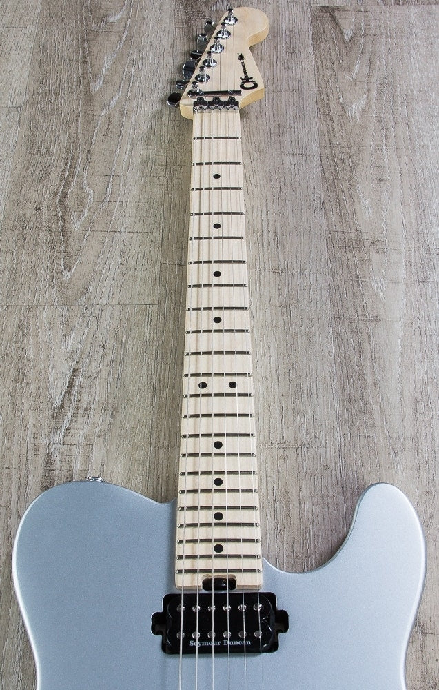 Charvel Pro-Mod San Dimas 2 HH Electric Guitar, Floyd Rose - Satin Silver (B-STOCK)