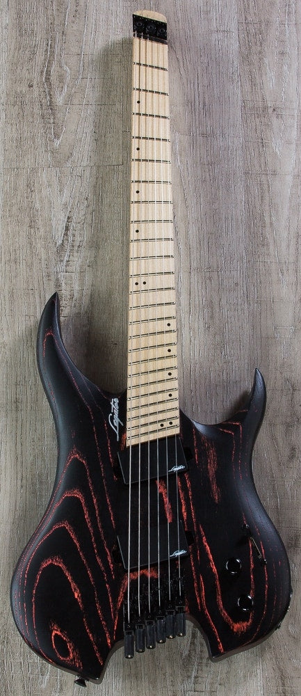 Legator GHFB6 Ghost Bolt-On Fanned Fret 6-String Electric Guitar - Scarlet Ash