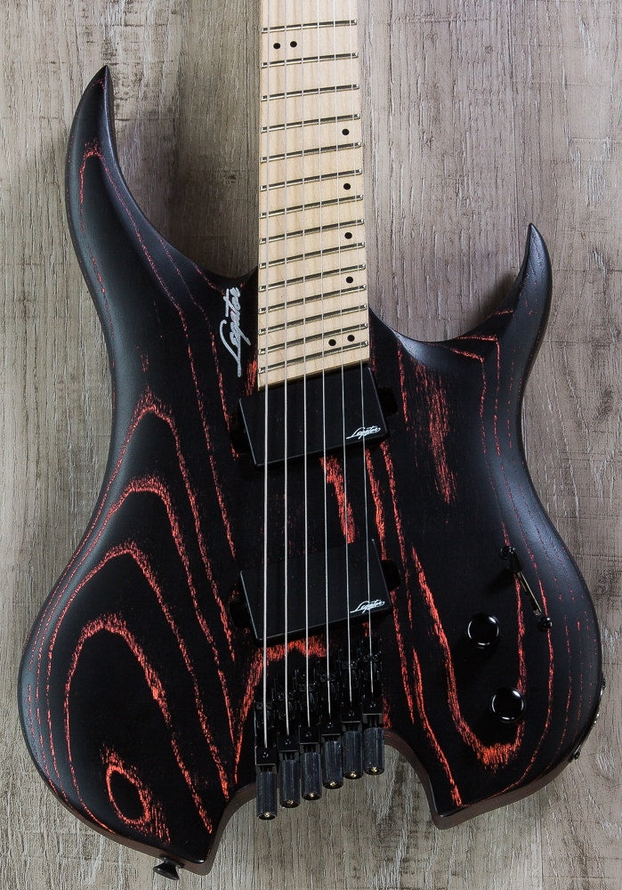 Legator GHFB6 Ghost Bolt-On Fanned Fret 6-String Electric Guitar - Scarlet Ash