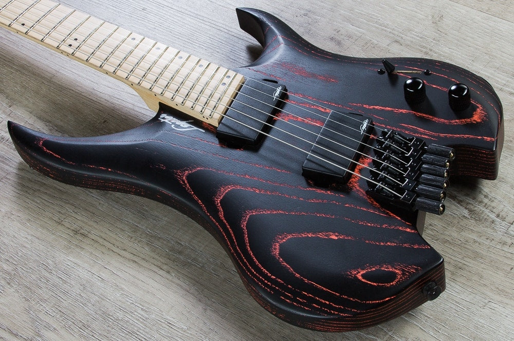 Legator GHFB6 Ghost Bolt-On Fanned Fret 6-String Electric Guitar - Scarlet Ash