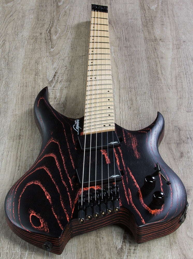 Legator GHFB6 Ghost Bolt-On Fanned Fret 6-String Electric Guitar - Scarlet Ash
