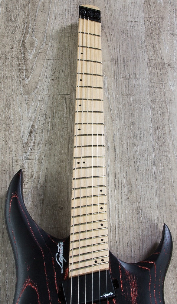 Legator GHFB6 Ghost Bolt-On Fanned Fret 6-String Electric Guitar - Scarlet Ash