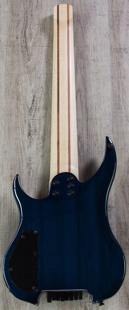 Legator GHB8 Ghost Bolt-On Standard Fret 8-String Electric Guitar - Aqua Burst Burl