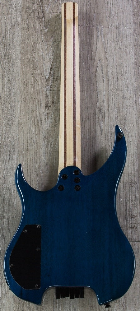 Legator GHB6 Ghost Bolt-On Standard Fret 6-String Electric Guitar - Aqua Burst Burl