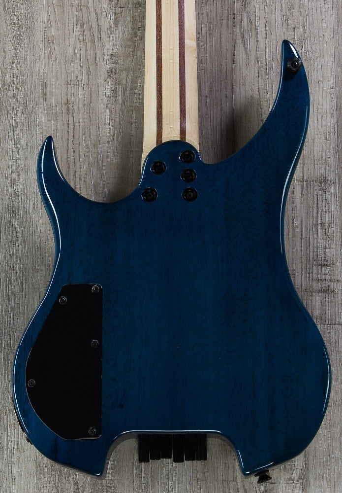 Legator GHB6 Ghost Bolt-On Standard Fret 6-String Electric Guitar - Aqua Burst Burl