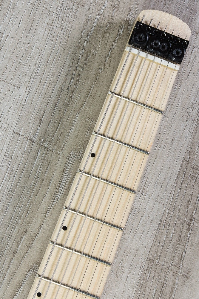 Legator GHB7 Ghost Bolt-On Standard Fret 7-String Electric Guitar - Aqua Burst Burl