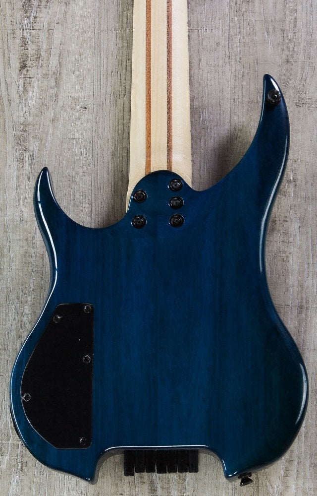 Legator GHB7 Ghost Bolt-On Standard Fret 7-String Electric Guitar - Aqua Burst Burl