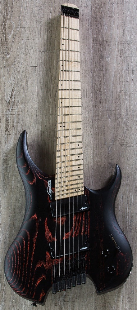 Legator GHFB7 Ghost Bolt-On Fanned Fret 7-String Electric Guitar - Scarlet Ash