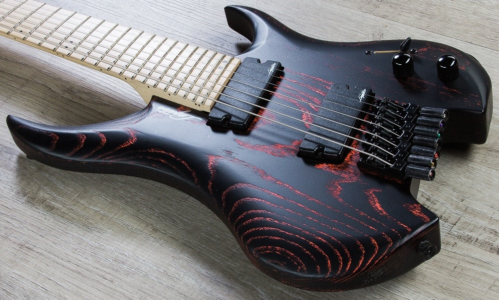 Legator GHFB7 Ghost Bolt-On Fanned Fret 7-String Electric Guitar - Scarlet Ash
