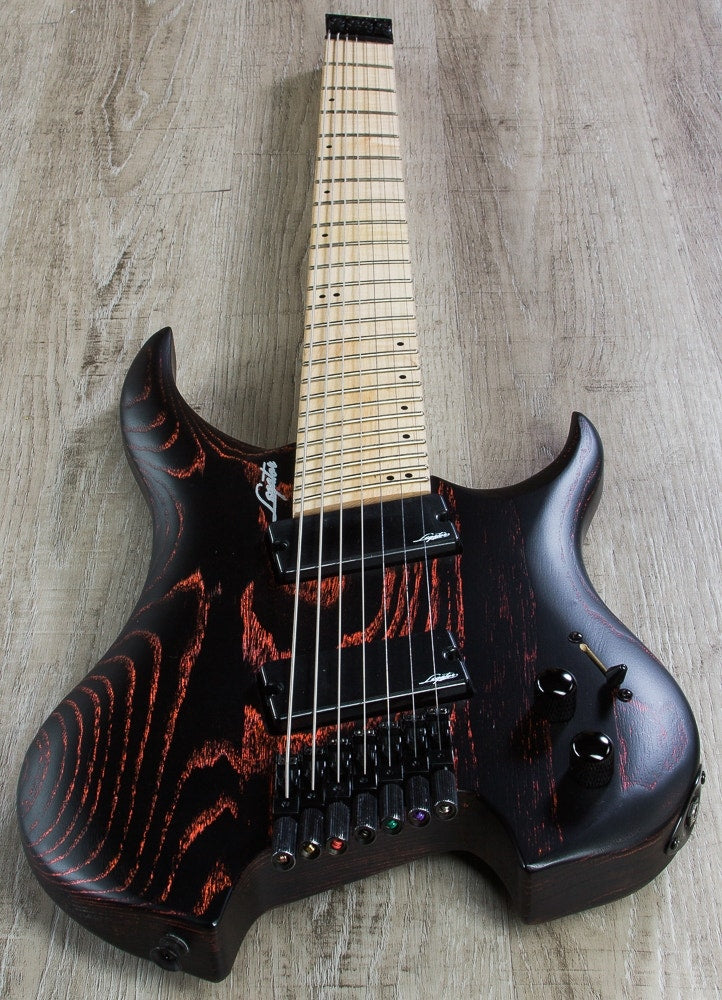 Legator GHFB7 Ghost Bolt-On Fanned Fret 7-String Electric Guitar - Scarlet Ash