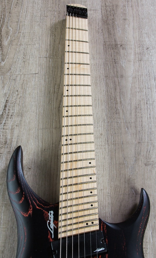 Legator GHFB7 Ghost Bolt-On Fanned Fret 7-String Electric Guitar - Scarlet Ash