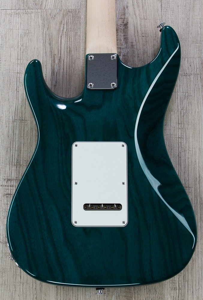 Suhr S2-SA-TTL Standard Pro S2, Swamp Ash, Electric Guitar - Trans Teal