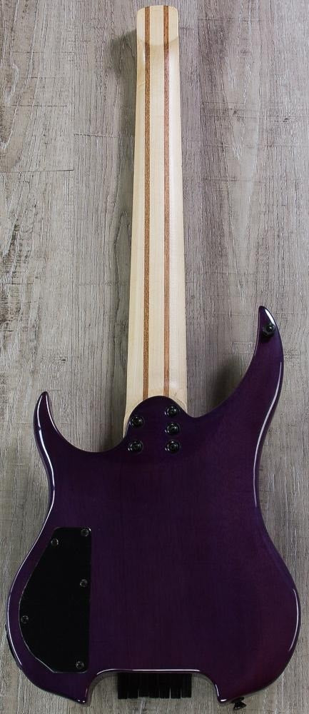 Legator GHB7 Ghost Bolt-On Standard Fret 7-String Electric Guitar - Purple Burst Burl