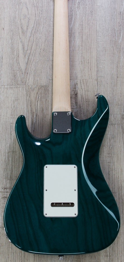 Suhr S2-SA-TTL Standard Pro S2, Swamp Ash, Electric Guitar - Trans Teal