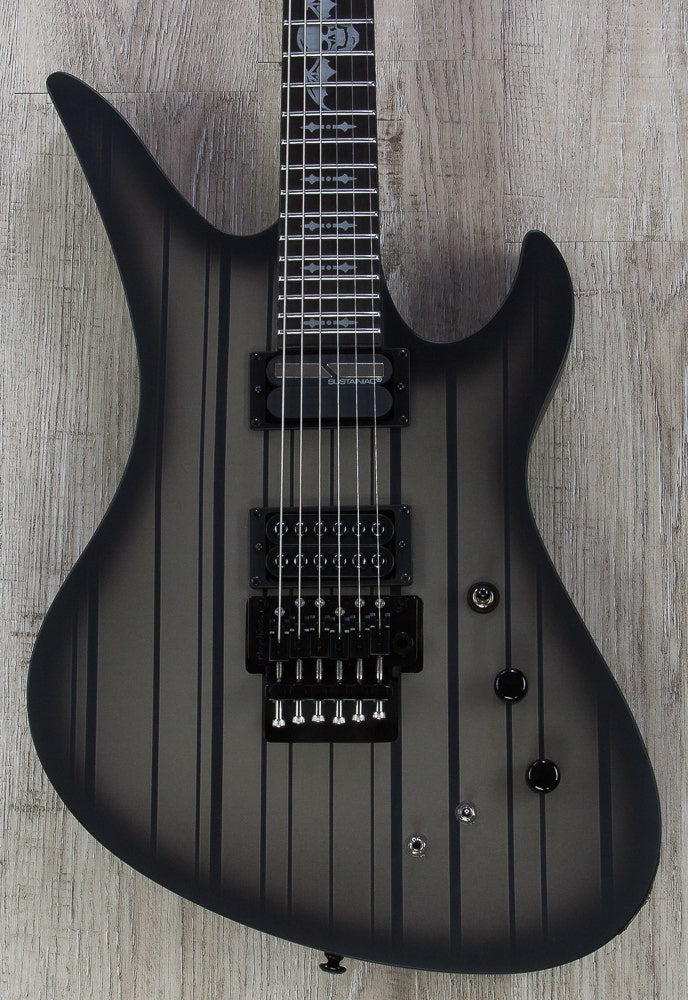 Schecter Synyster Custom-S Electric Guitar with Seymour Duncan Bridge Pickup in Satin Dark Earth Burst