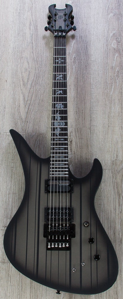 Schecter Synyster Custom-S Electric Guitar with Seymour Duncan Bridge Pickup in Satin Dark Earth Burst