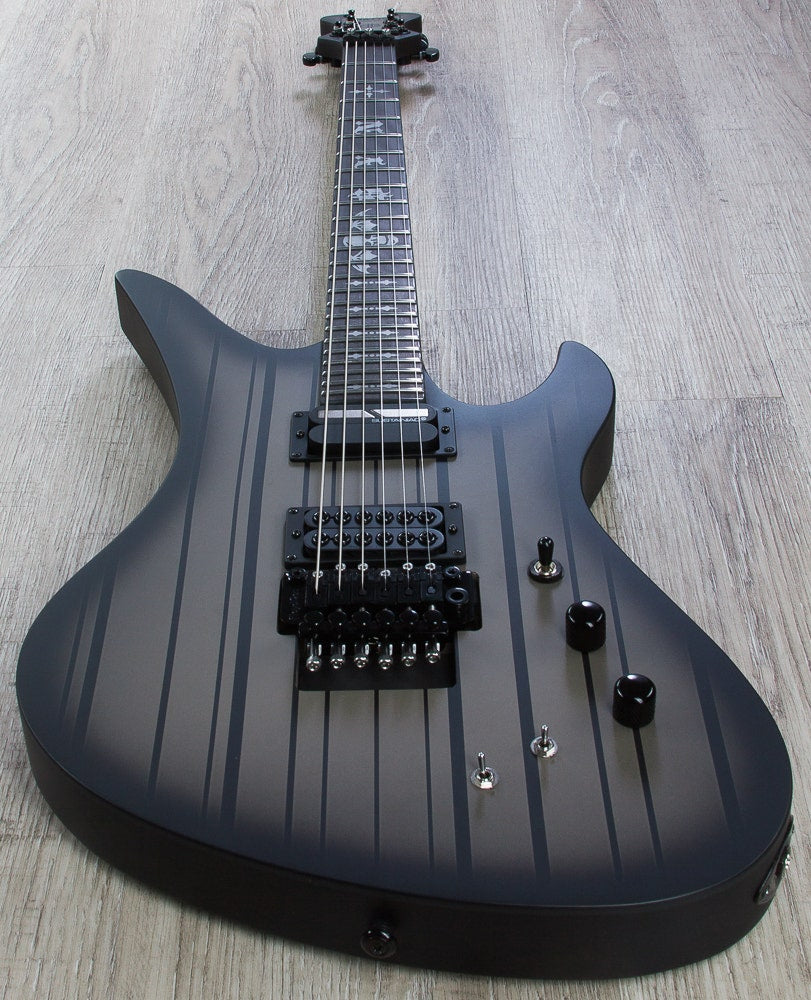 Schecter Synyster Custom-S Electric Guitar with Seymour Duncan Bridge Pickup in Satin Dark Earth Burst