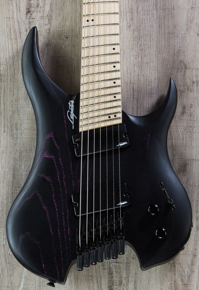 Legator GHFB7 Ghost Bolt-On Fanned Fret 7-String Electric Guitar - Purple Ash