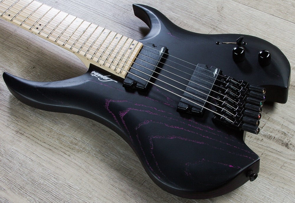 Legator GHFB7 Ghost Bolt-On Fanned Fret 7-String Electric Guitar - Purple Ash