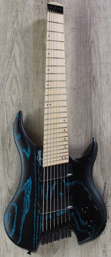 Legator GHFB8 Ghost Bolt-On Fanned Fret 8-String Electric Guitar - Blue Ash