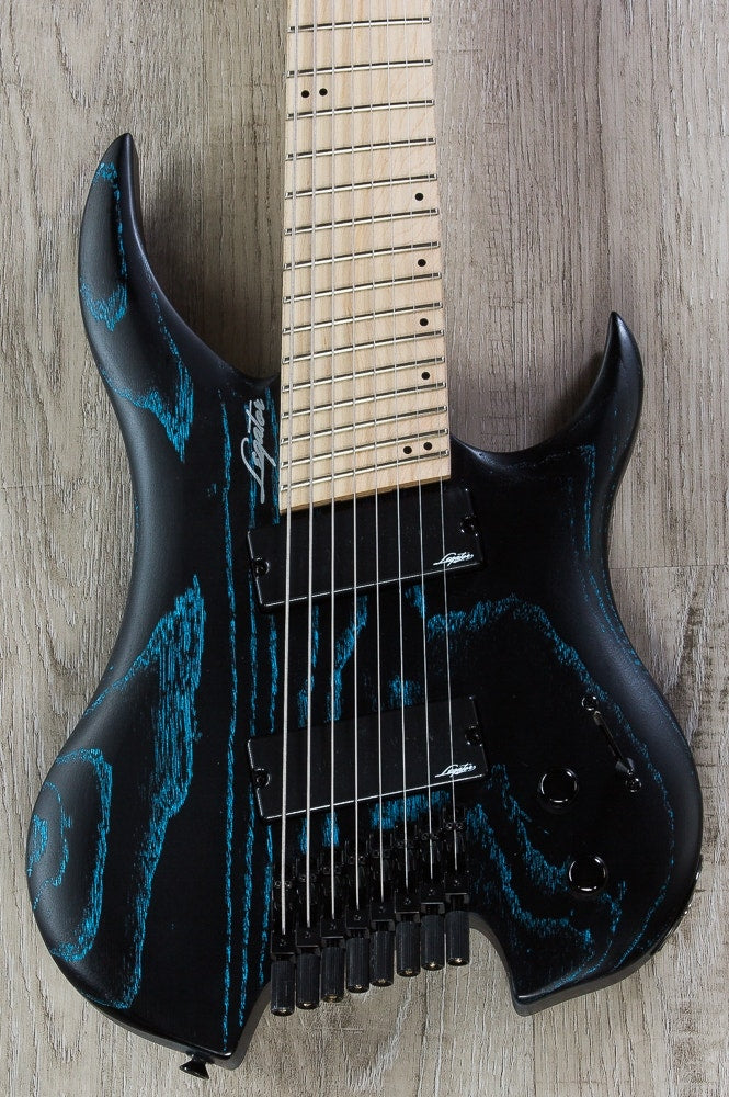 Legator GHFB8 Ghost Bolt-On Fanned Fret 8-String Electric Guitar - Blue Ash