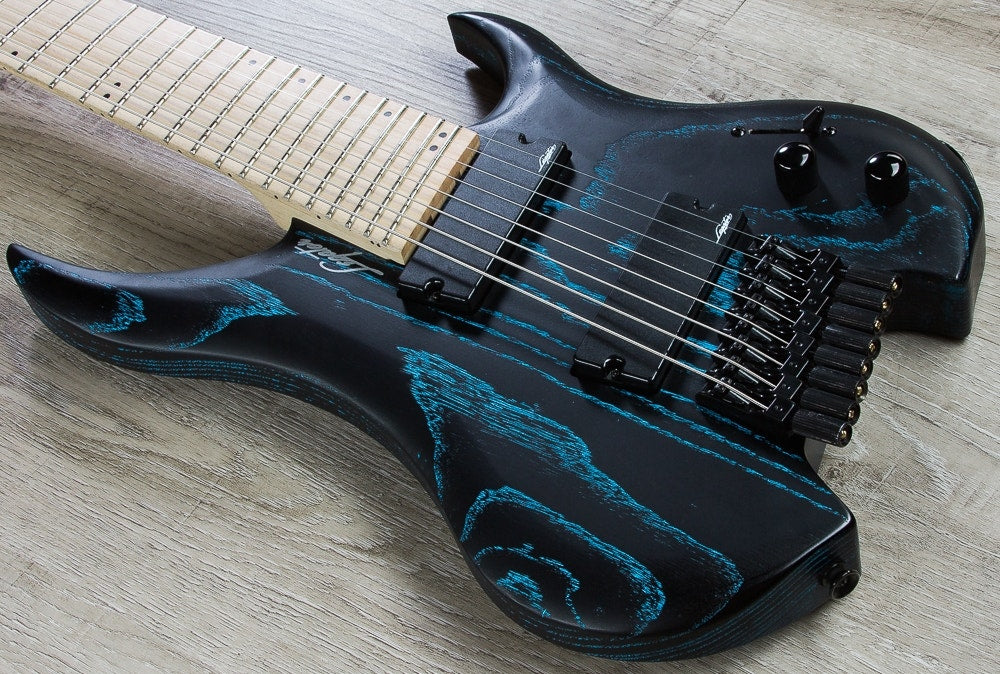 Legator GHFB8 Ghost Bolt-On Fanned Fret 8-String Electric Guitar - Blue Ash