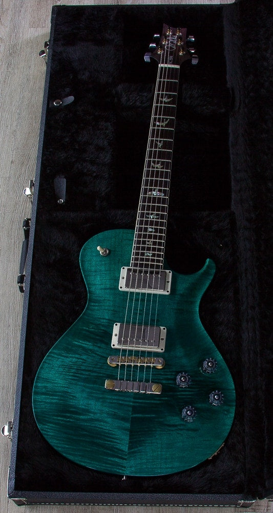 PRS Paul Reed Smith Singlecut 594 Electric Guitar, Pattern VIntage, Hard Case - Aqua Wrap