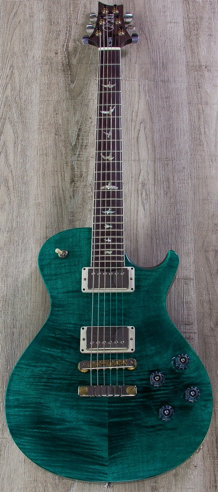 PRS Paul Reed Smith Singlecut 594 Electric Guitar, Pattern VIntage, Hard Case - Aqua Wrap