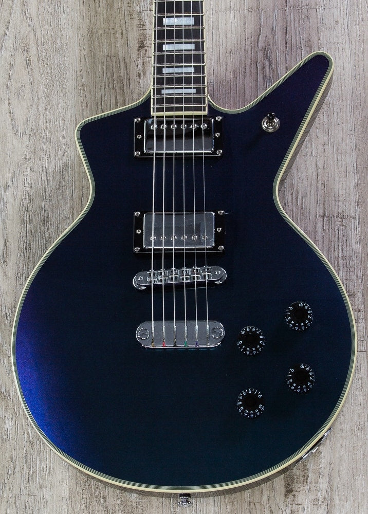 Dean Cadi 40th Anniversary Electric Guitar, Ebony Fingerboard - Flip Blue/Purple