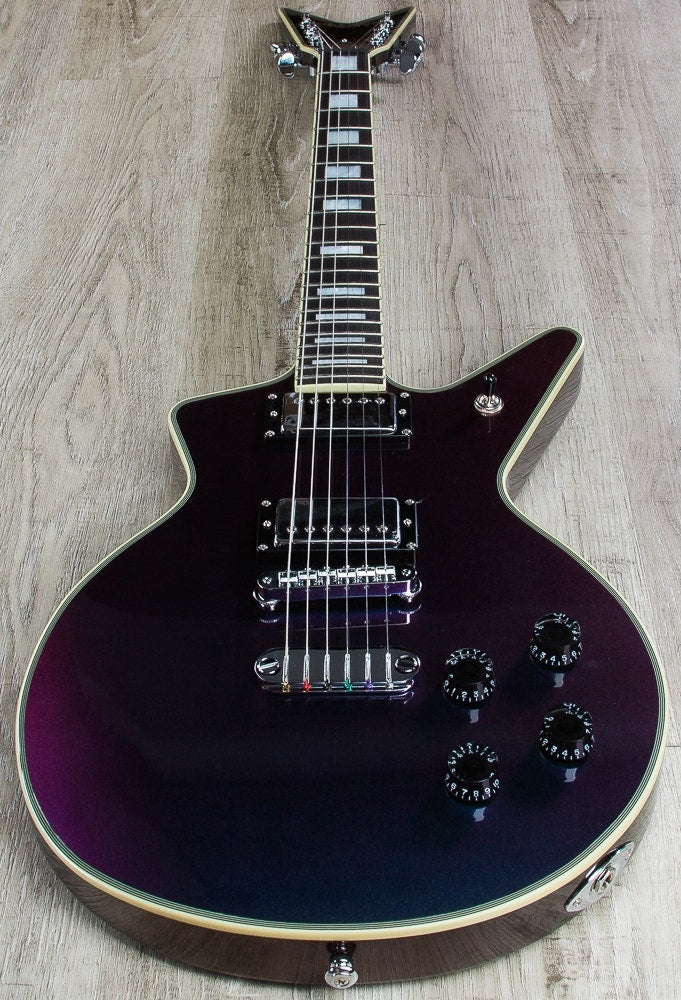 Dean Cadi 40th Anniversary Electric Guitar, Ebony Fingerboard - Flip Blue/Purple