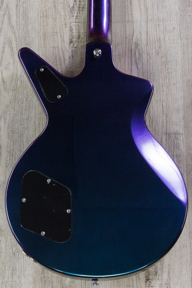 Dean Cadi 40th Anniversary Electric Guitar, Ebony Fingerboard - Flip Blue/Purple