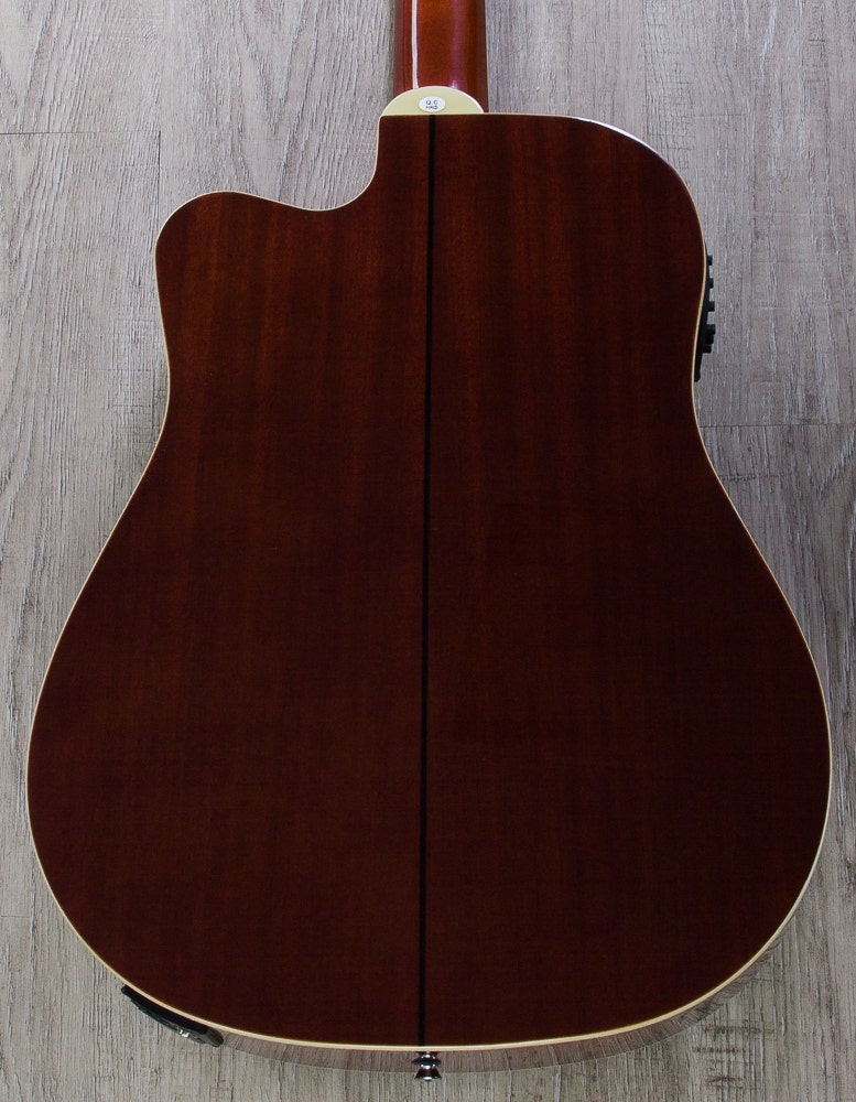 Oscar Schmidt OD312CE 12-String Acoustic-Electric Guitar - Flame Black Cherry Exclusive